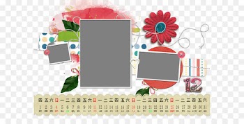 Text Picture frame Rectangle Font - Calendar Template 