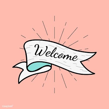 Text Welcome in a badge | Free stock vector - 575089