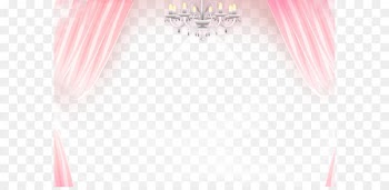 Textile Floor Pink Angle Pattern - Romantic pink curtain 
