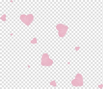 Textile Heart Petal Pattern, Pink Heart transparent background PNG clipart