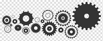 Textile Material Obsession Quilting Ribbon, gears transparent background PNG clipart