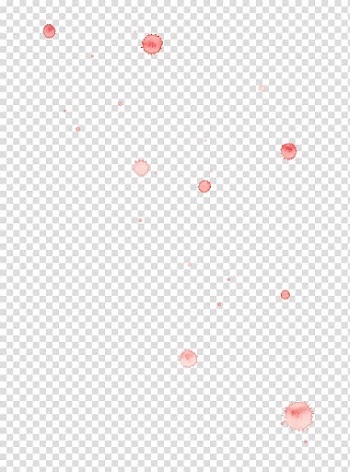 Textile Petal Pattern, Red ink droplets transparent background PNG clipart