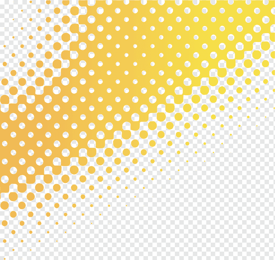 Textile printing Halftone, Yellow gradient background dot size, yellow and blue ombre, angle, electronics, color png