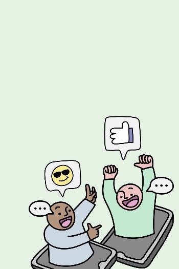 Texting man background, social network | Free Photo - rawpixel