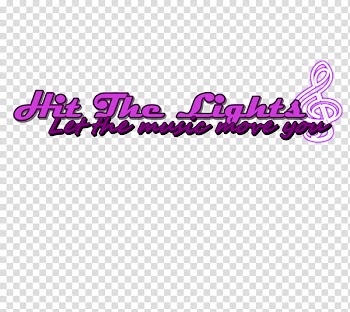 Texto Hit The Lights Selena Gomez transparent background PNG clipart