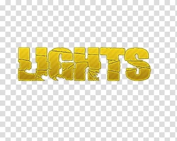 Texto Lights transparent background PNG clipart