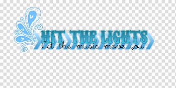 Texto Selena Gomez Hit The Lights transparent background PNG clipart
