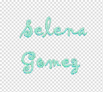Texto Selena Gomez  transparent background PNG clipart