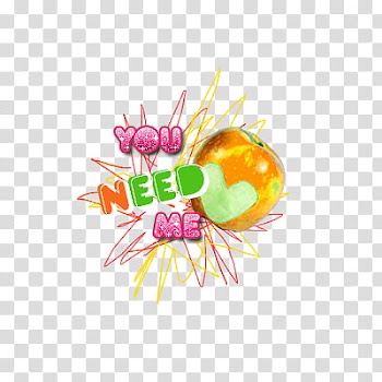 Textos, apple fruit with You Need Me text overlay transparent background PNG clipart