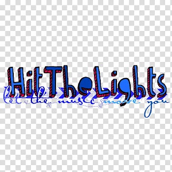 Textos, Hit The Lights text transparent background PNG clipart