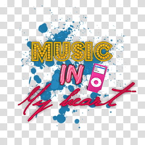 Textos, music in  heart transparent background PNG clipart