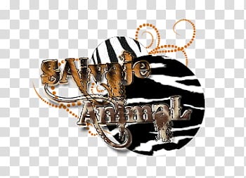 Textos, Salvaje Animal text transparent background PNG clipart