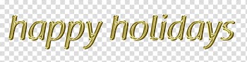 Texts Christmas, happy holidays text overlay transparent background PNG clipart