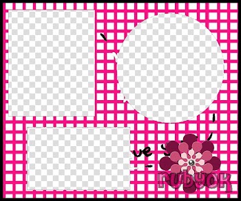 TEXTURAS, pink and white windowpane frame transparent background PNG clipart