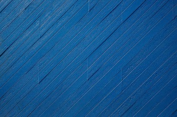 Texture Of Wood Cladding Painted Blue