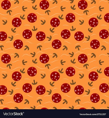 Texture pizza image vector image