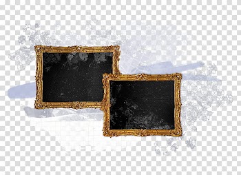 Texture , two brown wooden frames transparent background PNG clipart