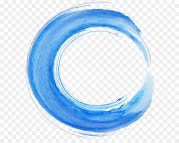 Texture Watercolor painting Airbrush If(we) - Blue circle watercolor brush 
