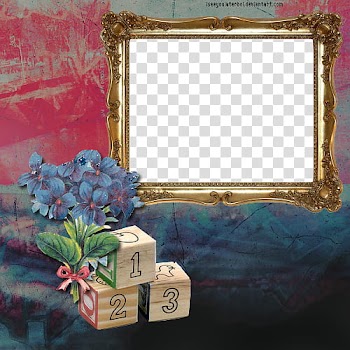 Texture XIX, rectangular gold frame illustration transparent background PNG clipart