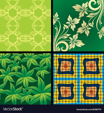 Textured Background Set vector image