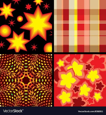 Textured Background Set vector image