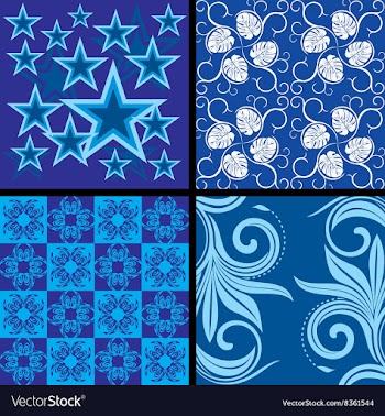 Textured Background Set vector image