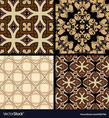 Textured Background Set vector image