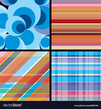 Textured Background Set vector image