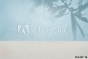 Textured design space background with plant silhouette