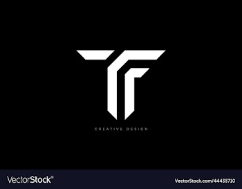 tf initial letter brand logo concept