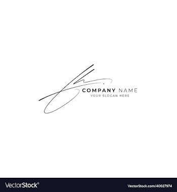 th initial letters signature logo or handwritten l