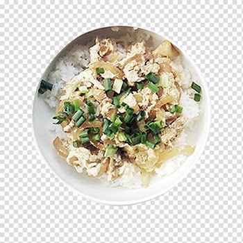 Thai cuisine Rice and beans Takikomi gohan Vegetarian cuisine Italian cuisine, Yuba bacon steamed rice transparent background PNG clipart
