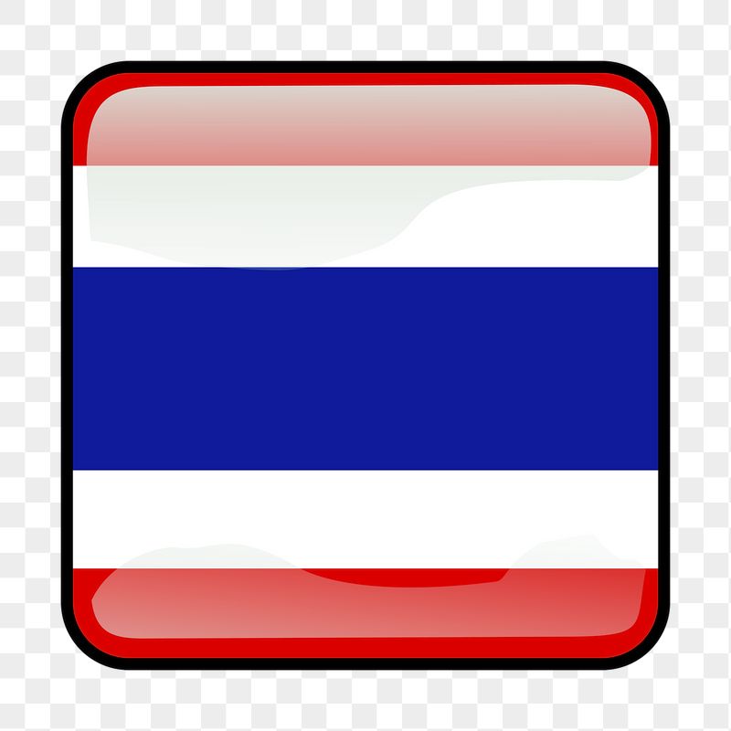 Thai flag icon png sticker, | Free PNG - rawpixel