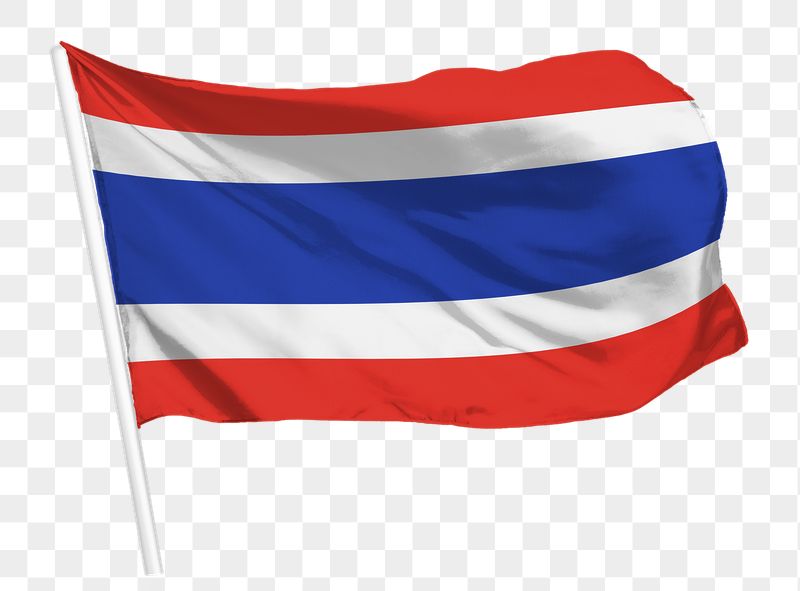 Thai flag png waving, national | Free PNG - rawpixel
