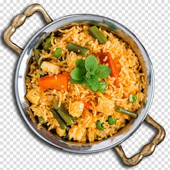 Thai fried rice Arroz con pollo Pilaf Biryani, vegetable transparent background PNG clipart