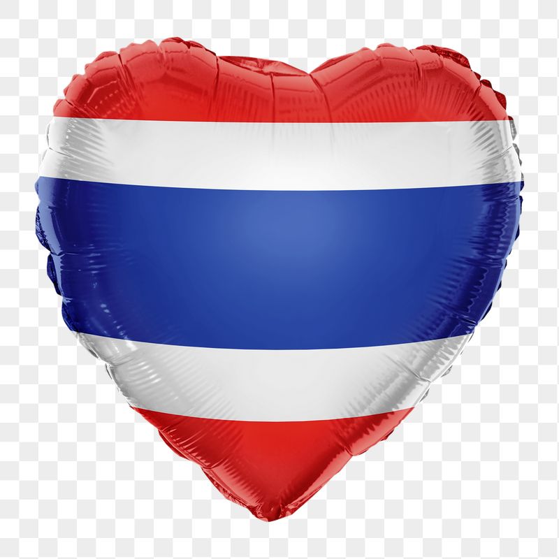 Thailand flag png balloon on transparent | Free PNG - rawpixel