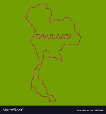 Thailand geometric concept design vector image