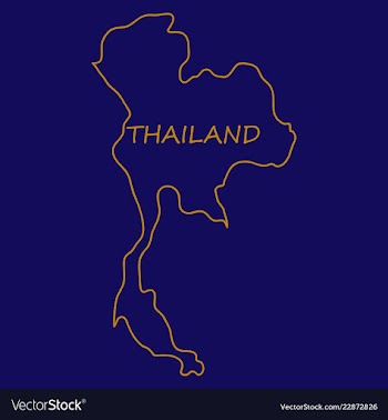 Thailand geometric concept design vector image