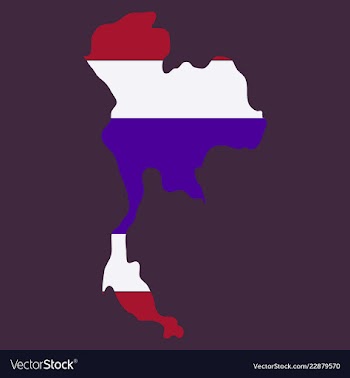 Thailand geometric concept design vector image