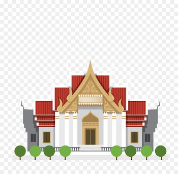 Thailand Royalty-free Stock photography Illustration - Thailand tourist attractions building 