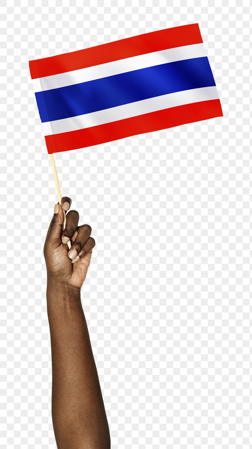 Thailand's flag png in black | Free PNG - rawpixel