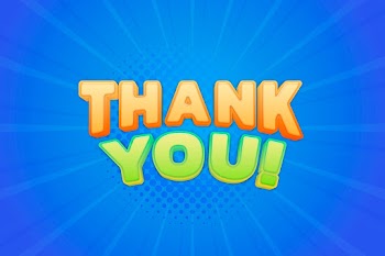 Thank you! 3D text colorful comic typography… | Free stock illustration | High Resolution graphic