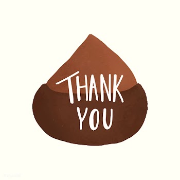 Thank you acorn Thanksgiving illustration | Free stock vector - 472809