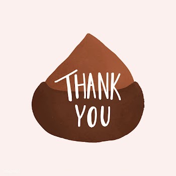 Thank you acorn Thanksgiving illustration | Free stock vector - 472829
