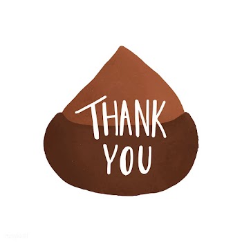 Thank you acorn Thanksgiving illustration | Free stock vector - 472912