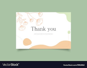 thank you card
