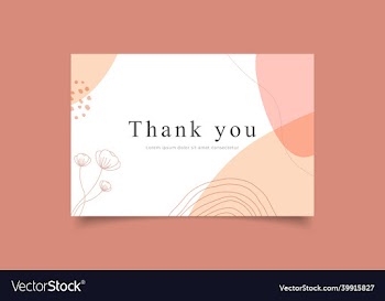 thank you card