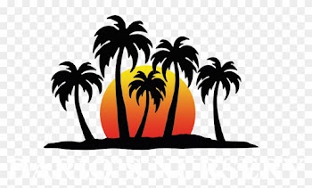 Thank You For Visiting - Palm Trees Clip Art