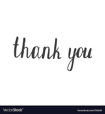  					Thank you Hand lettering Calligraphy vector image														