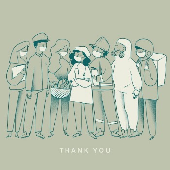 Thank you. Image created by Vanessa Santos. Submitted for United Nations Global Call Out To Creatives - help stop the spread of COVID-19.